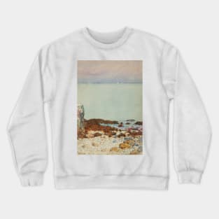 Low Tide, Isles Of Shoals by Childe Hassam Crewneck Sweatshirt